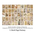 Vintage χαρτί scrapbooking με 50 μοναδικά ρετρό σχέδια και συνολικά 100 φύλλα - Φαντασία Σελίδας