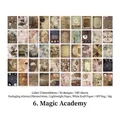 100 τμχ Vintage χαρτί scrapbooking Magic Academy με μοτίβα αστρολογίας και χαρτών - Ακαδημία Μαγείας