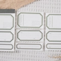 Retro green frame paper notepad set with calendar and daily planner design for journaling - Grass Green