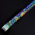 Holographic mandala flower PET tape with silver laser finish for scrapbooking - Lace Feast