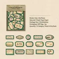 Set di 45 adesivi washi vintage per journaling e etichettatura decorativa creativa - Ricordi Vintage