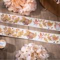 Oak leaf theme washi tape featuring hand-drawn acorns and autumn leaves for scrapbooking - Oak Leaves