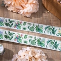 Tropische monstera blad washi tape voor DIY scrapbooking met levendige bloempatronen - Monstera bladeren