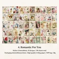 Vintage-Scrapbooking-Papierset Romantic For You mit 100 Blatt retro floralen Designs - Romantik für Dich
