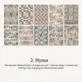 Papel decorativo estilo barroco con 10 patrones vintage únicos, tamaño 360x510 mm en set - Himno