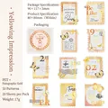 Vintage PET stickers with gold foil, butterfly and lace frame designs in sepia tones - Yellowed Impression