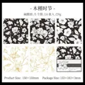 Hibiscus Season vellum scrapbooking paper set with floral designs for DIY journaling - Hibiscus Season