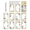 Retro PET stickers from the Shanye Fog series with 10 floral and butterfly patterns - Pure Joy