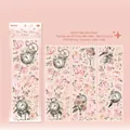 Set di adesivi decorativi in PET a tema rose, stile retrò e dettagli in oro - Voto della Rosa