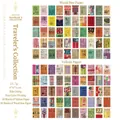 Vintage stadsbibliotheek plakboekpapier set met 100 vellen retro factuurontwerpen - Reiziger Collectie