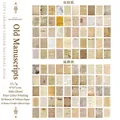 Vintage library style scrapbook paper set with 100 sheets of vellum and bond paper - Old Manuscript