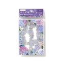 Adesivi floreali in PET con ortensie e farfalle per decorazioni fai-da-te e hobby - Fiori al Chiaro di Luna