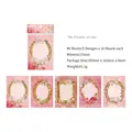 Vintage floral sticky notes in romantic pink rose frame designs for journaling - Flower Appointment