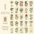 Set di 50 adesivi vintage con fate e fiori in carta lucida per scrapbooking DIY - Avatar dei Fiori