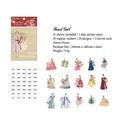 Autocollants PET de style vintage européen, 31 pièces pour scrapbooking et décoration - Dame de Fête