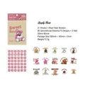 Set de 31 autocollants PET Lovely Bear avec d'adorables oursons pour scrapbooking - Ours