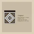 Baroque window series vintage white kraft paper with 30 sheets of Ragusa pattern - Ragusa