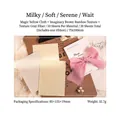 30-teiliges Vintage-Scrapbooking-Papierset in Goldgelb mit rosa Schleifenbändern - Creamy Beige