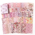 Set da 100 fogli di carta artigianale vintage Romantic Overture con fiori e farfalle - Ouverture Romantica