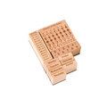 Vintage Holzstempel-Set mit Mondphasen und ewigem Kalender für DIY-Tagebuchgestaltung - Mondleben
