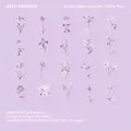 Adesivi floreali in PET viola, decalcomanie impermeabili, set da 40 per scrapbooking - Sogno Misterioso