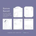Set de 30 feuilles de papier vintage style bibliothèque en calque et papier à écrire - Registres de Bibliothèque
