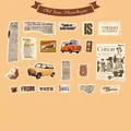 Set de 40 pegatinas washi vintage Old Time Monologue para scrapbooking y decoración DIY - Diario De Memoria Único