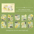 Sonnenuntergang Schmetterling PET Aufkleber Set mit 30 Stück für dekorative Scrapbooking Zwecke - Abendrot