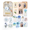 Island Breeze vintage bloemenstickerset met retroportretten en 40 stuks voor journaling - Eilandbries / 40 Stuks