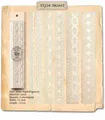 Vintage weiße Baumwoll-Spitzenaufkleber im Nuan Ye Fang Xin Stil für DIY-Scrapbooking - Duftende Nacht