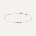 Elegantes S925 Sterling Silber Armband mit bunten Zirkoniasteinen für Damen - 925er Silber / Weißgold