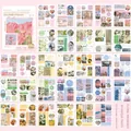 Set of 30 unique floral stickers for journaling featuring vintage botanical designs - 30 Pcs / Flowers Know