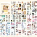 Retro magazine sticker book with 30 non-repeating vintage aesthetics and nature themes - 30 Pcs / To Life