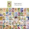 Elf Manor vintage stickers set with 50 floral fairy designs for DIY scrapbooking - Elf Manor