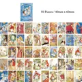 Vintage fairytale stickers set with 50 pieces of retro character DIY deco scrapbooking - Fairy Tale Fantasy