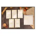 Vintage decoratieve papieren labels met goudfolie voor journaling en scrapbooking - Eden