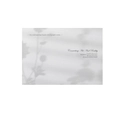 Minimalistische graue Dekokarte mit Blumensilhouetten für Journaling und Scrapbooking - Schwankende Zweige und Schatten