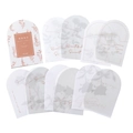 Arch-shaped floral vellum paper cards for scrapbooking and artistic decoration - Twilight Soliloquy
