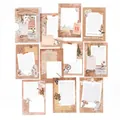 Vintage Scrapbooking-Papierset mit weißem Kraftpapier, Blumen- und Engel-Motiven - Traumerinnerungen