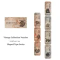 Retro antique ticket collection die-cut paper tape with typewriter patterns 25mm x 3m - Antique Collection Coupon
