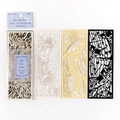 Retro hollow bookmark set with 3pcs twilight silhouettes for journal decoration - Starry Sea