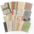 Vintage floral and lace pattern scrapbooking paper set with multiple aesthetic designs - Floral Workshop