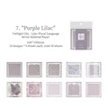 Διακοσμητικό χαρτί scrapbooking Twilight Bells σε μοβ με 10 vintage floral σχέδια - Βιβλίο Υλικών / Μωβ Σαφράν