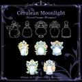 Adesivi PET flacone di profumo per scrapbooking 20 pezzi in stile chiaro di luna blu - Chiaro di Luna Azzurro / 20 Pezzi