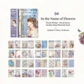 Papel decorativo vintage con flores para scrapbooking y manualidades creativas DIY - En El Nombre De Las Flores