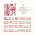 Carta da scrapbooking fronte-retro Vintage Flora Collect con 40 motivi floreali - Vita Fluttuante con Te