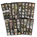 Retro vintage film style stickers with black and white childhood portraits, 15pcs set - Childhood Memories