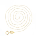 Minimalistische S925 Sterlingsilber vergoldete Ankerkette mit Italien-Stempelung - 925er Silber / Gold