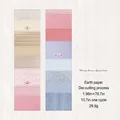 Vintage knit pattern paper tape with die-cut edges for scrapbooking decor - Dream Weaving