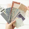 60 feuilles de papier décoratif style jardin vintage pour scrapbooking et journal DIY - Motif floral